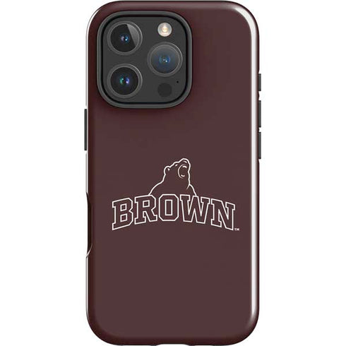 Brown University Outlined iPhone 16 Pro Max Impact Case
